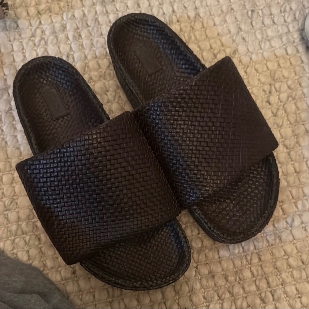 St.Agni woven slides